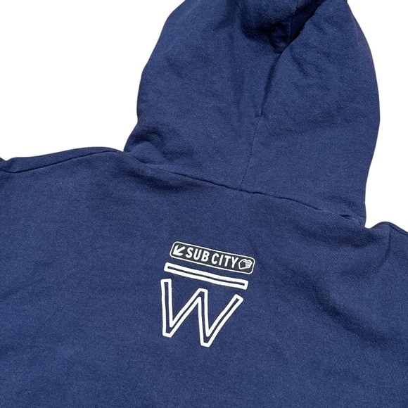 Vintage Y2K The Weakerthans Cowboy Sub City Records Fleece Band Hoodie Mens XL - Picture 5 of 7